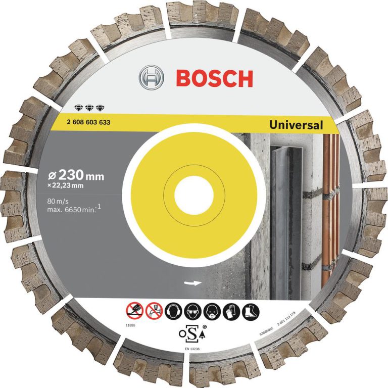BOSCH Diamanttrennscheibe Best für Universal, 300 x 25,40 x 2,8 x 15 mm, 2608603635