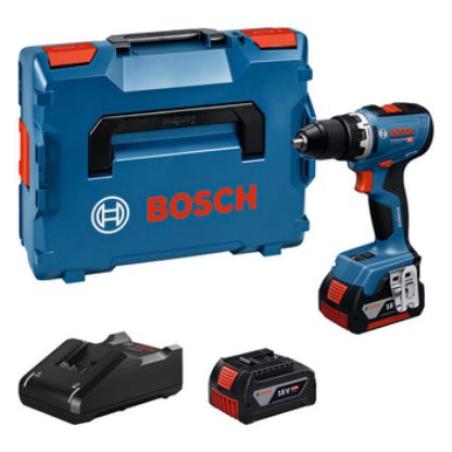 Bosch Professional 18V System Akku-Bohrschrauber GSR 18V-65 2x5,0Ah und Ladegerät in L-Boxx - 06019N3203