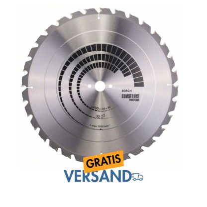 Bosch Pro Kreissägeblatt Constuct Wood (Ø 450 mm) 2608640694
