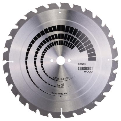 Bosch Kreissägeblatt Construct Wood 400mm, 3,5mm Schnittbreite