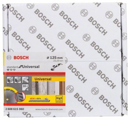 PRO Multi Material Diamanttrennscheibe, 125 x 22,23 mm, 10-tlg. - 2608615060