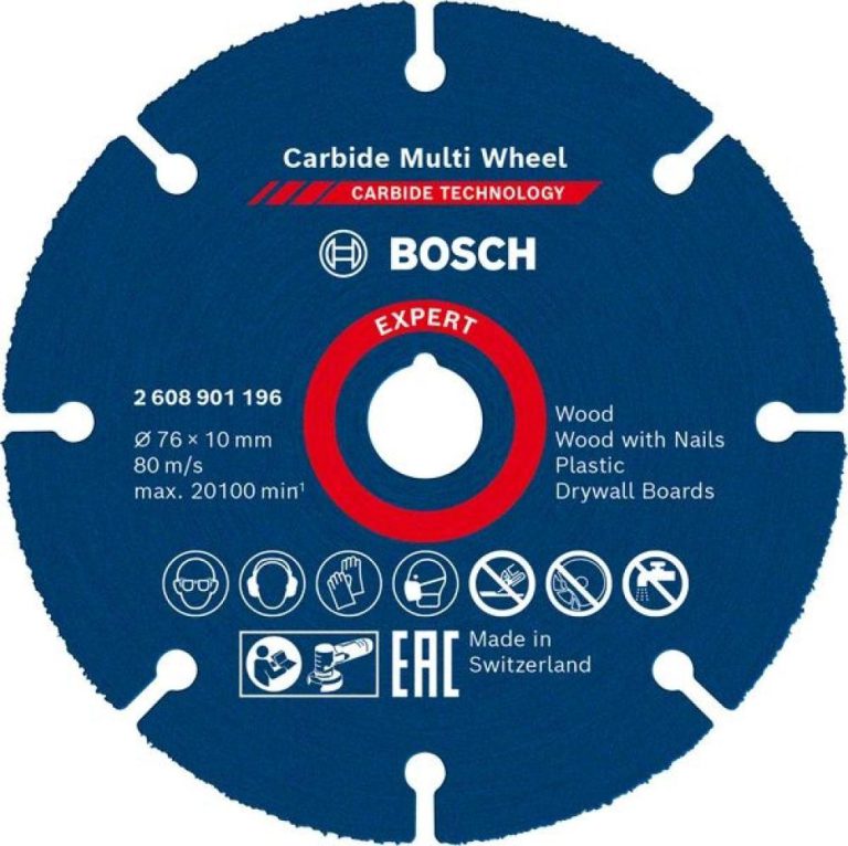 EXPERT Multi Material Carbide-Trennscheibe, 76 × 10 mm - 2608901196