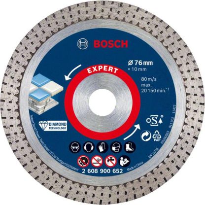 EXPERT Hard Ceramic Diamanttrennscheibe, 76 x 1.5 x 10 mm - 2608900652