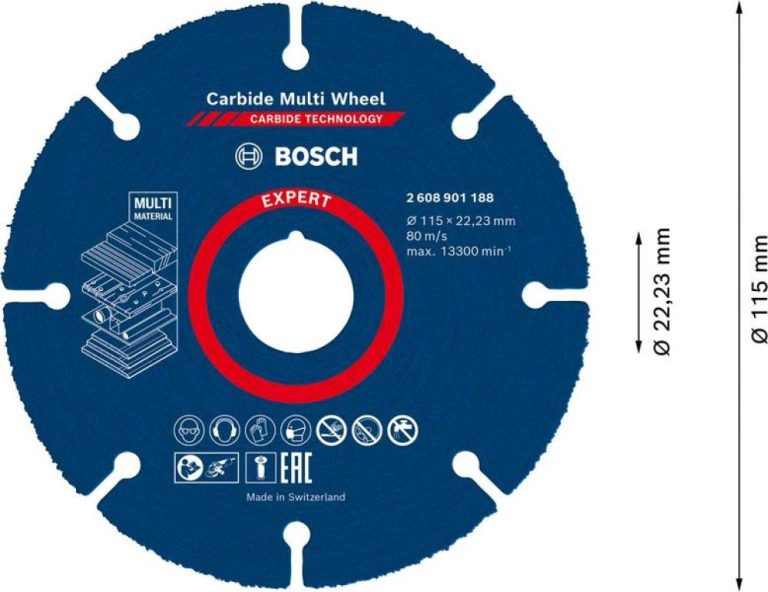 EXPERT Multi Material Carbide-Trennscheibe, 115 × 22,23 mm - 2608901188