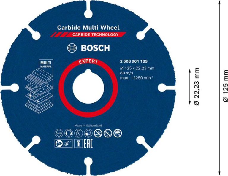 EXPERT Multi Material Carbide-Trennscheibe, 125 × 22,23 mm - 2608901189