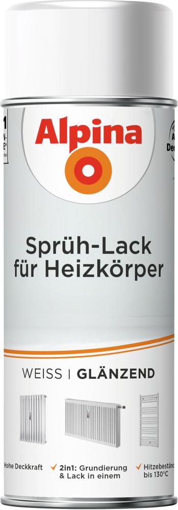 Alpina Sprüh-Lack für Heizkörper GL 400ML, 983767