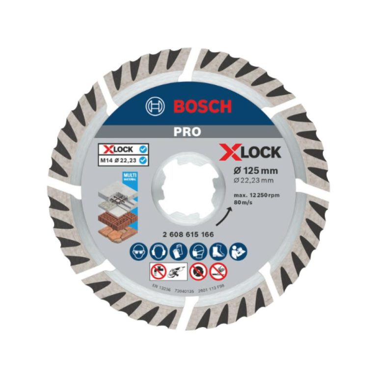 PRO Multi Material X-LOCK Diamanttrennscheibe, 125 x 22,23 mm - 2608615166