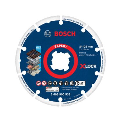 EXPERT Diamond Metal Wheel Trennscheibe, X-LOCK, 125x22,23 mm - 2608900533