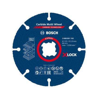 EXPERT Multi Material Carbide-Trennscheibe, 125 × 22,23 mm, X-Lock - 2608901193