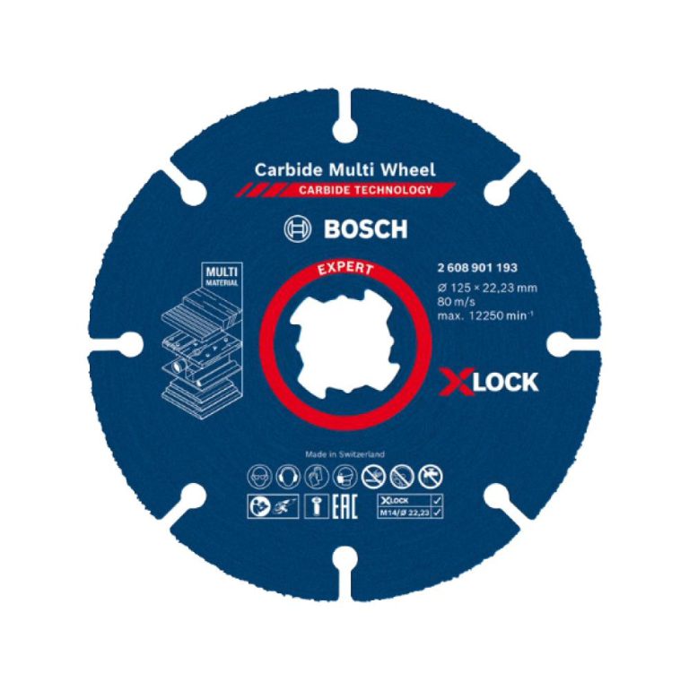 EXPERT Multi Material Carbide-Trennscheibe, 125 × 22,23 mm, X-Lock - 2608901193