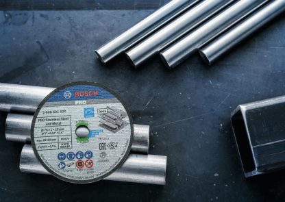 PRO Stainless Steel and Metal Gebundene Trennscheibe, 76 x 1 x 10 mm - 2608601520