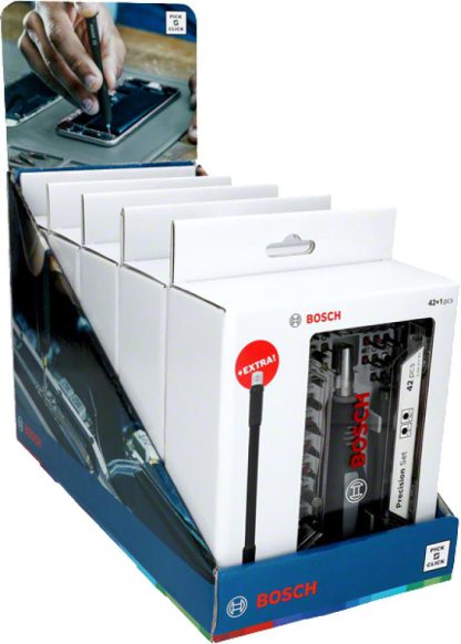 Präzisions-Schrauberbit-Set, Display, 5x 43‑tlg. - 2607002837
