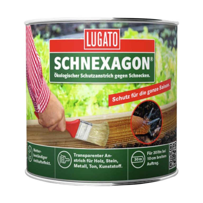 Lugato Schnexagon 375ml Ökologischer Schutzanstrich gegen Schnecken