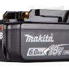 Makita Akku-BL1860B Werkzeugakkus, Li 18V, 6 Ah,