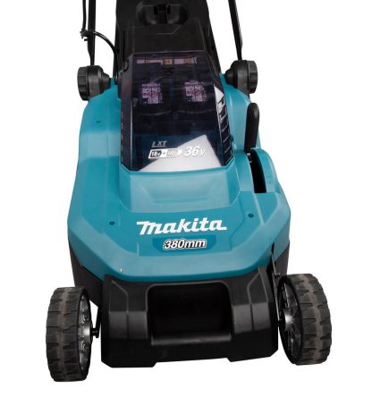 Makita DLM382PM2 Akku-Rasenmäher 2x18V 2x4,0Ah + Doppelladegerät