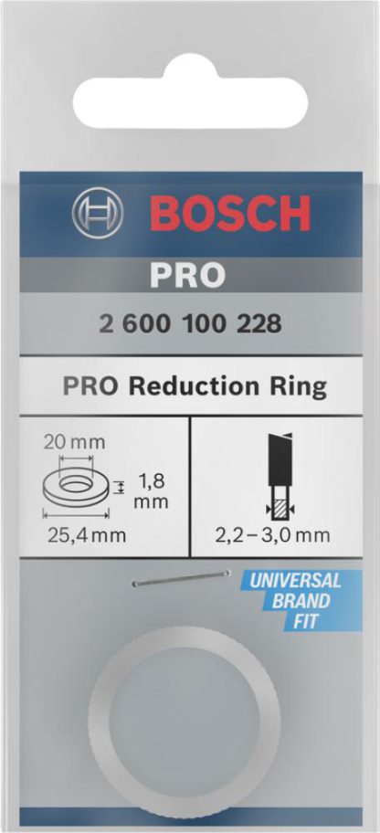 Reduzierring für PRO Kreissägeblatt, 25.4 x 1,8 x 20 mm - 2600100228
