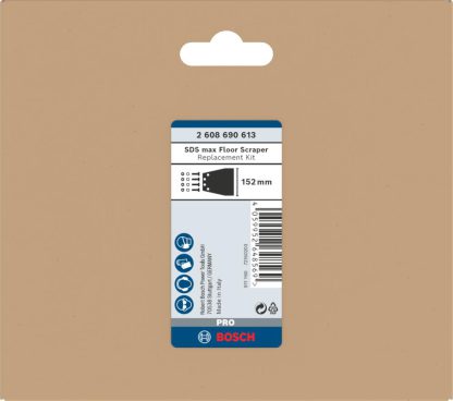 PRO SDS max Bodenschaber Ersatzset, 152mm - 2608690613