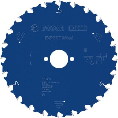 EXPERT Wood Kreissägeblatt, 190x2,6/1,6x30 mm, Z24 - 2608644047