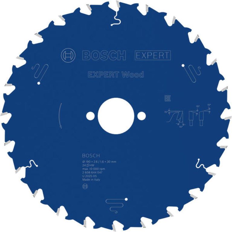 EXPERT Wood Kreissägeblatt, 190x2,6/1,6x30 mm, Z24 - 2608644047