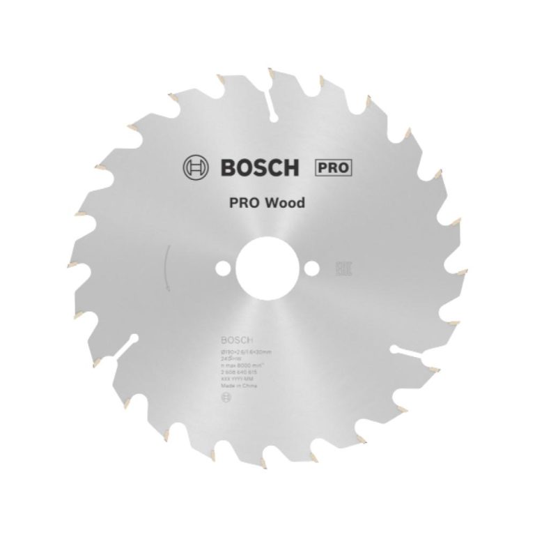 PRO Wood Kreissägeblatt, 190 x 2,6 x 30 mm, T24 - 2608640615