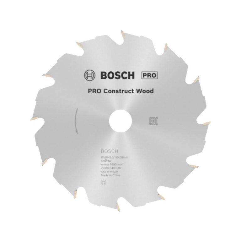 PRO Construct Wood Kreissägeblatt, 160 x 2,6 x 20 mm - 2608640630