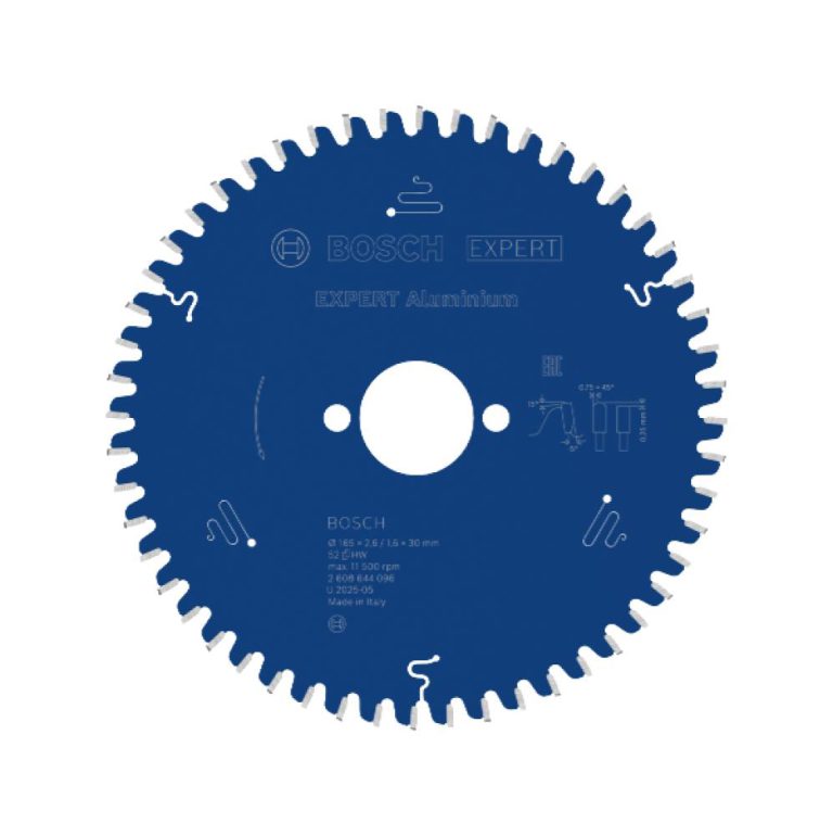 EXPERT Aluminium Kreissägeblatt, 165x2,6/1,6x30 mm, Z52 - 2608644096