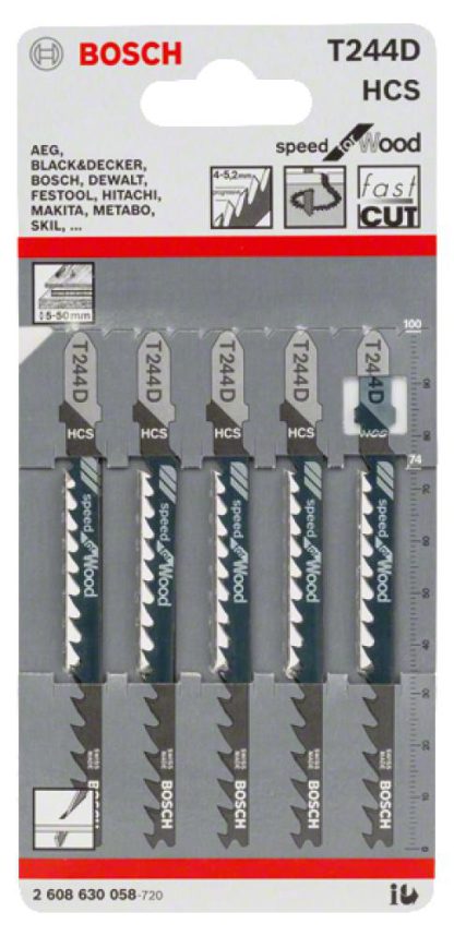 Stichsägeblatt T 244 D - 2608630058