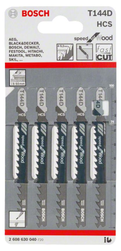 Stichsägeblatt T 144 D - 2608630040