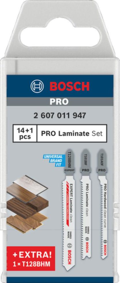 PRO Laminate Stichsägeblatt Set, 15-tlg. - 2607011947