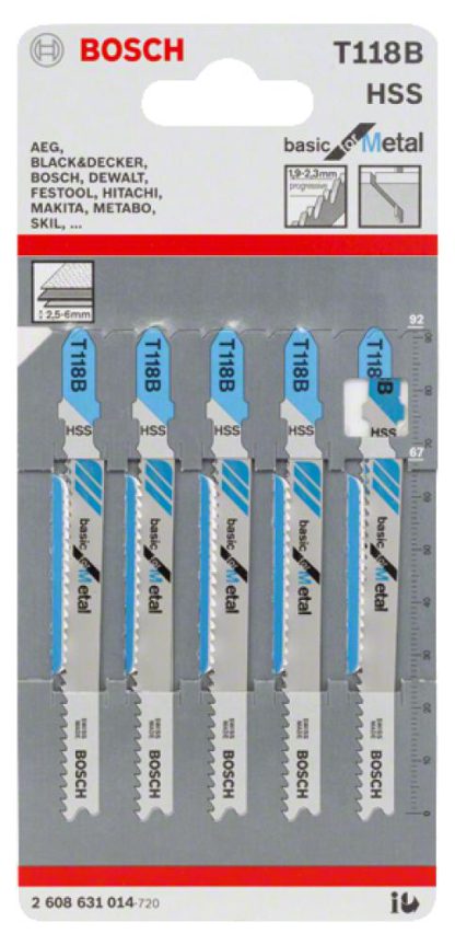 Stichsägeblatt T 118 B - 2608631014