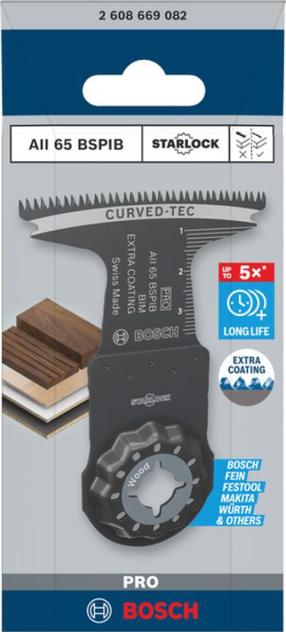 PRO AII 65 BSPIB Blatt für Multifunktionswerkzeuge, 65 x 40 mm - 2608669082