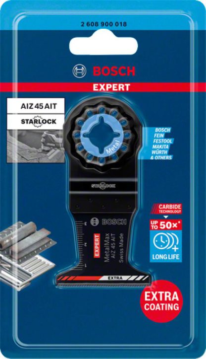 EXPERT MetalMax AIZ 45 AIT Tauchsägeblatt für Multifunktionswerkzeuge, 45 mm - 2608900018