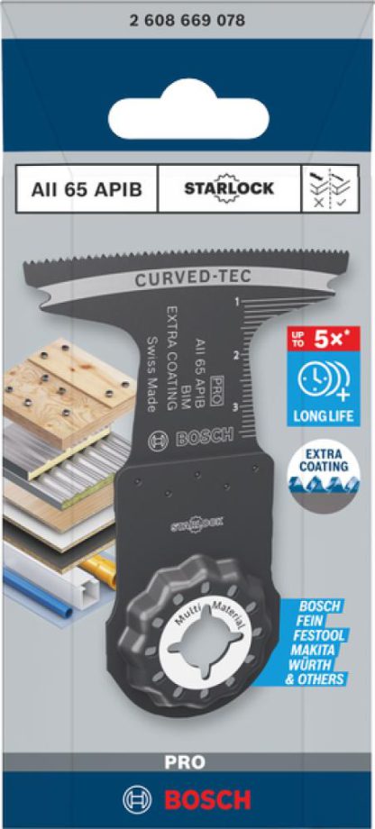 PRO AII 65 APIB Blatt für Multifunktionswerkzeuge, 65 x 40 mm - 2608669078