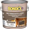 Bondex Wetterschutz Lasur Dunkelgrau 2,5 L