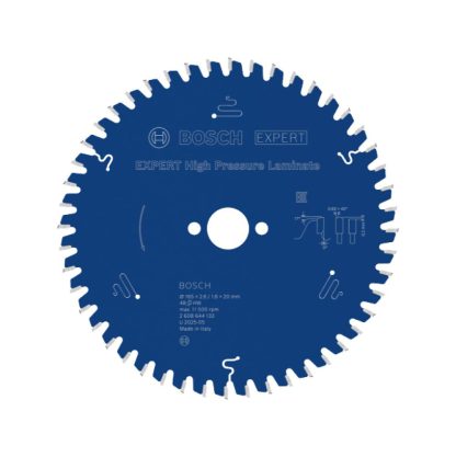 EXPERT High Pressure Laminate Kreissägeblatt, 165x2,6/1,6x20 mm, Z48 - 2608644133
