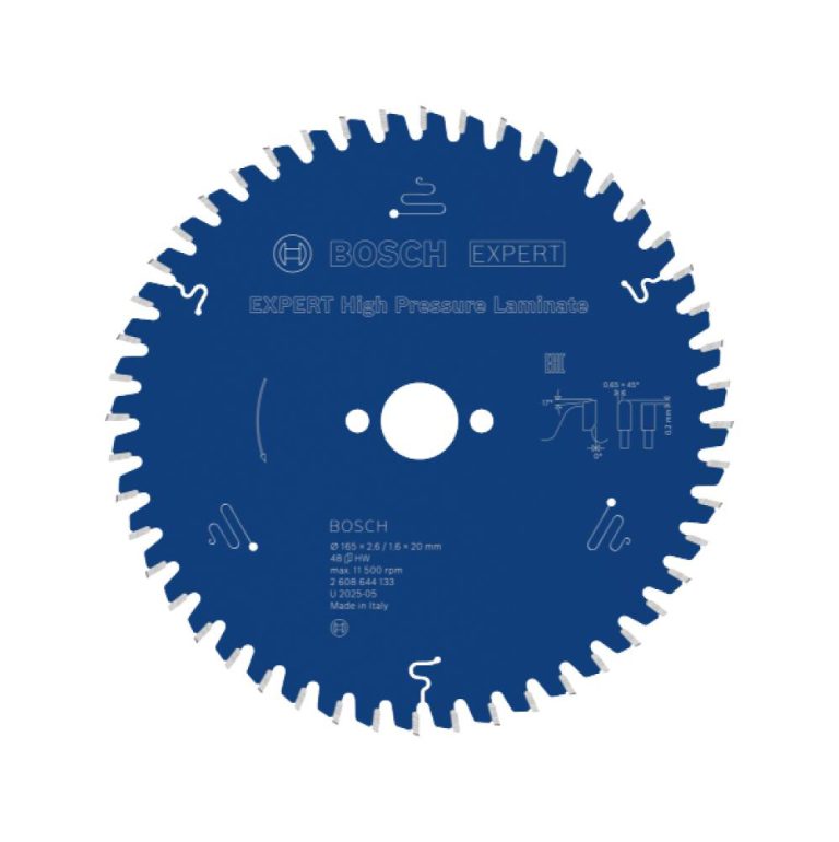 EXPERT High Pressure Laminate Kreissägeblatt, 165x2,6/1,6x20 mm, Z48 - 2608644133