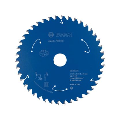 Kreissägeblatt für Akkusägen Expert for Wood, 140 x 1,8/1,3 x 20, 42 Zähne - 2608644500