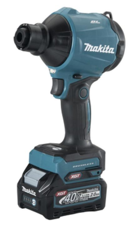 Makita AS001GA102 Akku-Gebläse 40V max. / 2,0 Ah, 1 Akku + Ladegerät in Transporttasche, Petrol