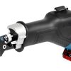 Bosch Professional 18V System Akku Säbelsäge GSA 18V-32 (Schnitttiefe in Holz 230mm, inkl. 1x Sägeblatt, Handwerkoffer, ohne Akku/ Ladegerät)