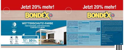 Bondex Wetterschutz Farbe Grüngrau 3L