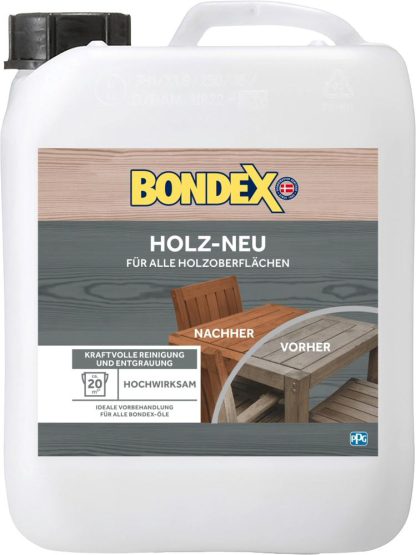 BONDEX Holz Neu "Aus ALT mach NEU" Holzreiniger 2,5 Liter