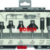Bosch Professional 6tlg. Rand- und Kantenfräser Set 6mm Staft 2607017468
