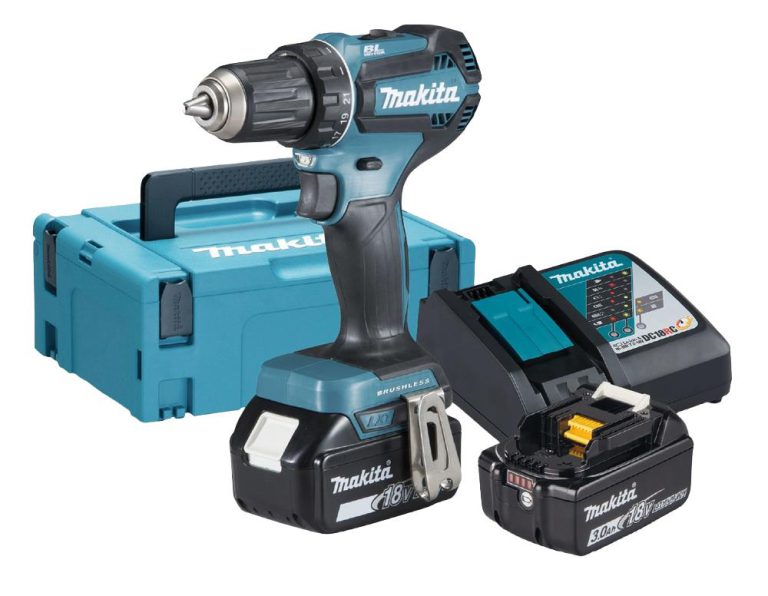 Makita DDF485RFJ Akku-Bohrschrauber 18V / 3,0 Ah, 2 Akkus + Ladegerät im MAKPAC