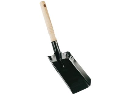 Kohleschaufel ST-Blech schwarz Holzgriff