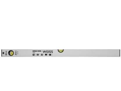 Alu-Wasserwaage weiss Niveau Norm 40