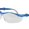 Schutzbrille BLAU/GRAU kratzfest