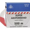 Absperrband 80mm rot/weiß 500 m