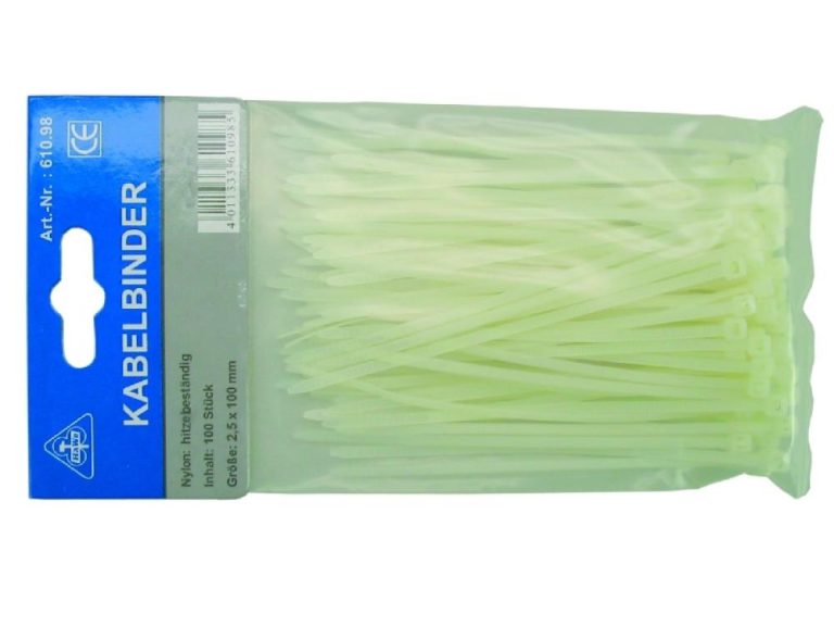 Kabelbinder naturfarben 300x3,6mm