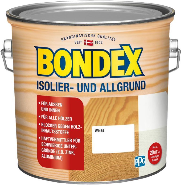 Bondex Isolier- und Allgrund Weiß 2,5 L - 330050