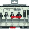 Bosch Professional 6tlg. Rand- und Kantenfräser Set 8mm Staft 2607017469